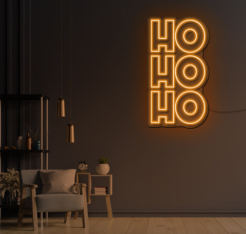 Ho Ho Ho Bold LED Neon Sign