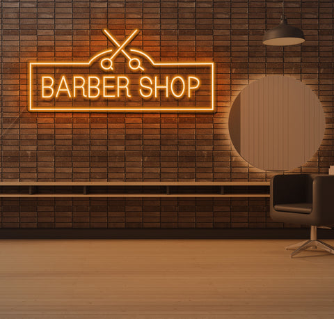 Barbershop LED Neon Sign