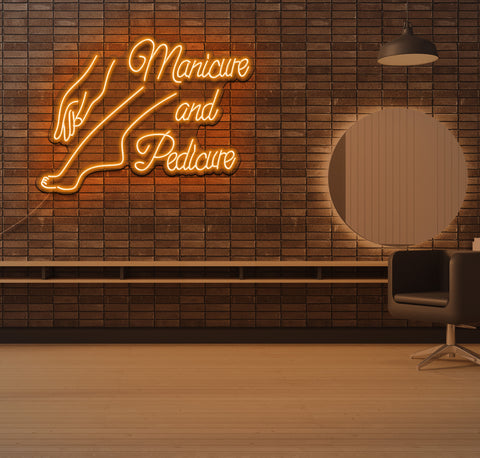 Manicure and Pedicure LED Neon Sign