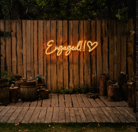 Engaged!! LED Neon Sign