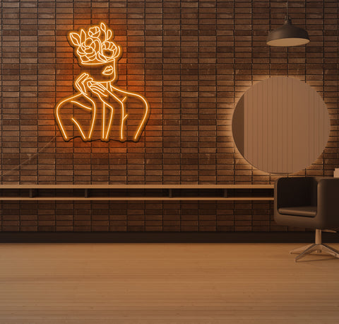 Be My Flower LED Neon Sign