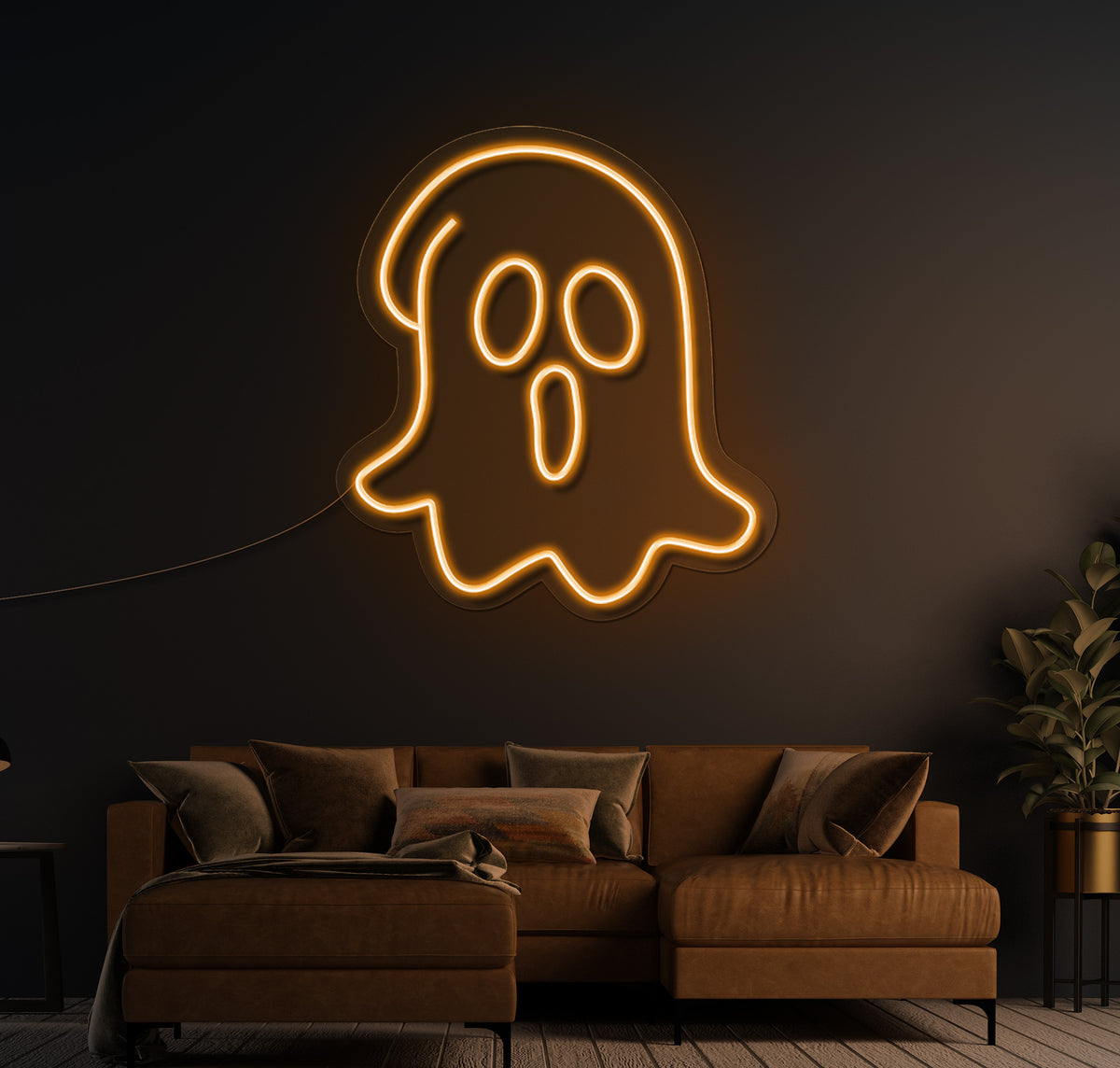Balaclava Ghost LED Neon Sign