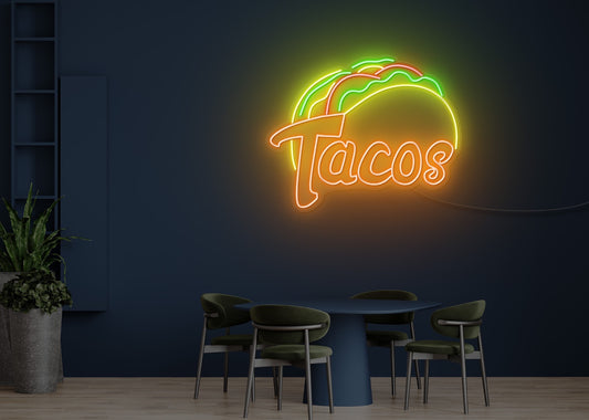 Tacos LED Neon Sign