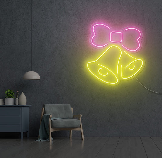 Xmas Bells LED Neon Sign