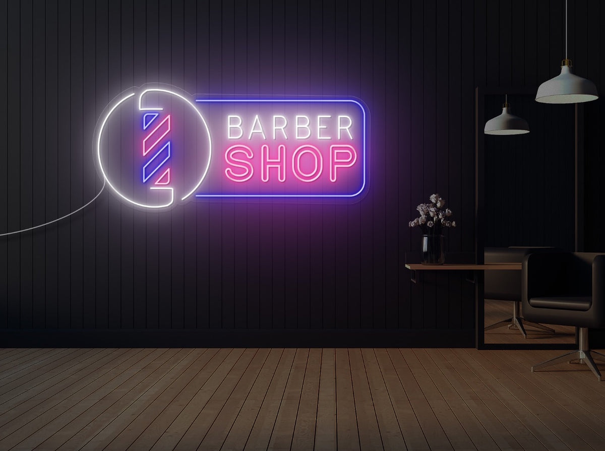 The Barbershop Quartet LED Neon Sign