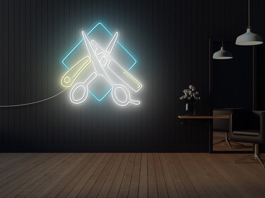 Cut Throat LED Neon Sign