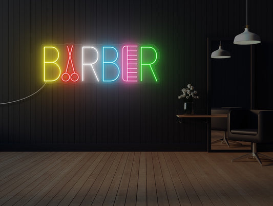 BARBER LED Neon Sign