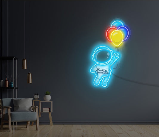 Up Up and Away LED Neon Sign