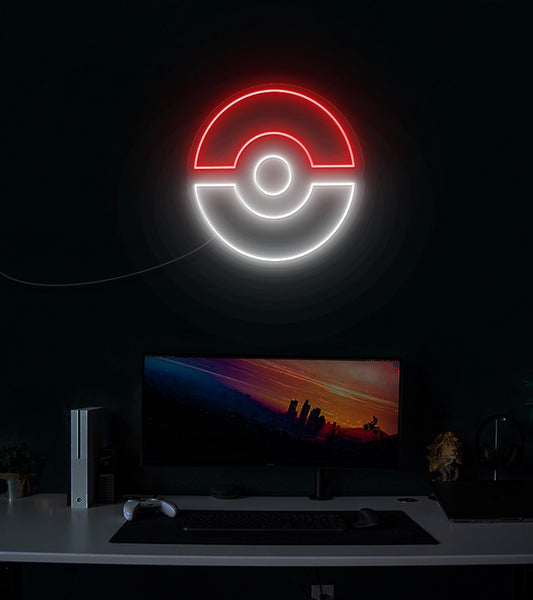 Poke Ball LED Neon Sign